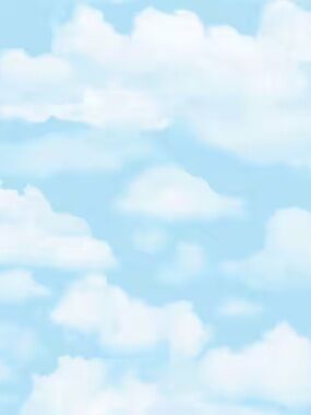 Blue and White Cloud 9 Wallpaper by Graham & Brown, 56 sq ft